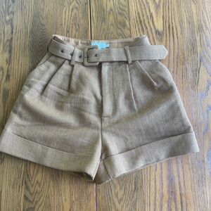 Ted baker belted shorts/Sapina high waisted shorts
